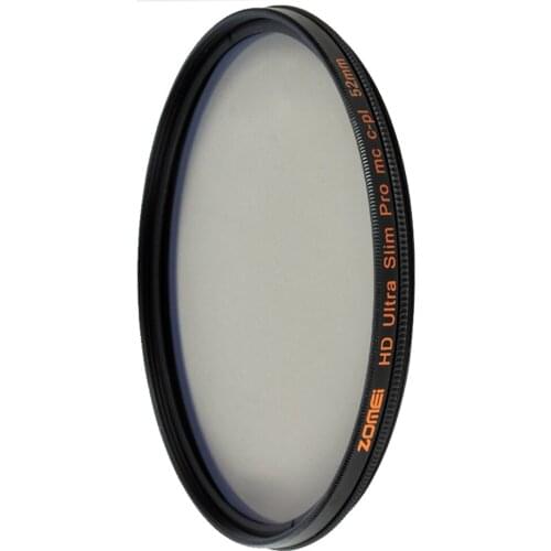 Zomei Ultra Slim 40.5 49 52 55 58 62 67 72 78 82mm MC-CPL Circular Polarizing Polarizer Lens Filter