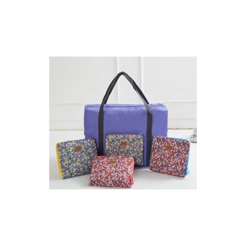 ZW040 Fahion Folding travel luggage bag shopping storage bag 48*35*14.5cm