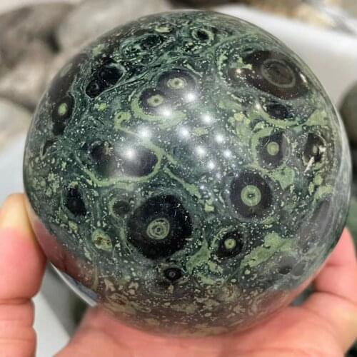 100mm Natural gemstone sphere Malachite Stone Crystal Balls Kambaba Jasper sphere