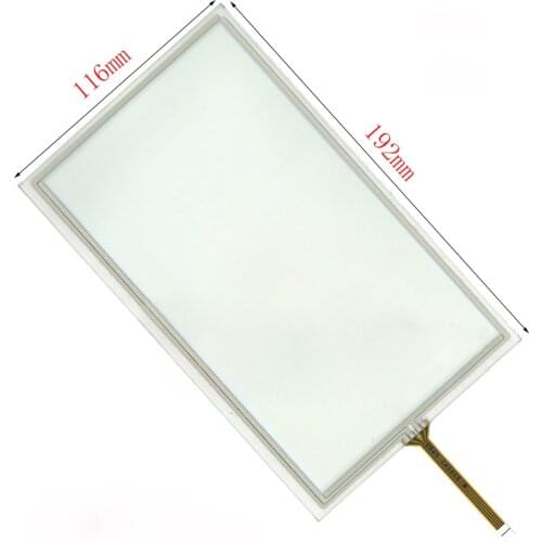 4 Wire Resistive 8 Inch Touch Screen Panel for HSD080IDW1 AT080TN64 192*116