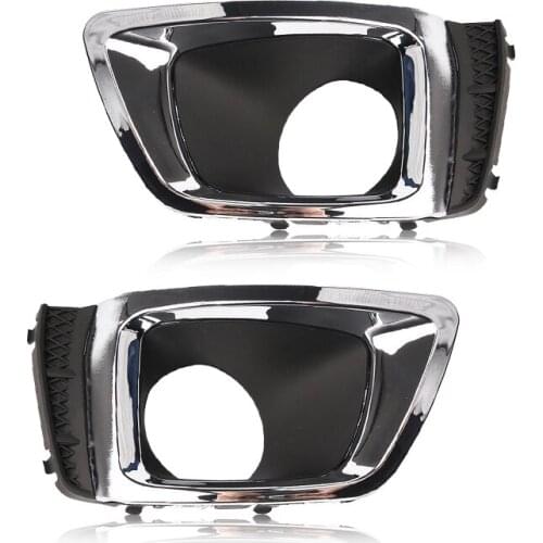 57731SG090 1Pair Fog Light Lamp Cover Bezel w/ Chrome Trim fit for Subaru Forester 2.0XT 2014 2015 57731SG080