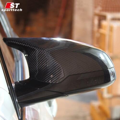 Car Rear View Mirror Cover For BMW F80/82 M3/4 Carbon Fiber Rearview Mirror Sticker For BMW F80/82 M3M4 Car Styling Accessories