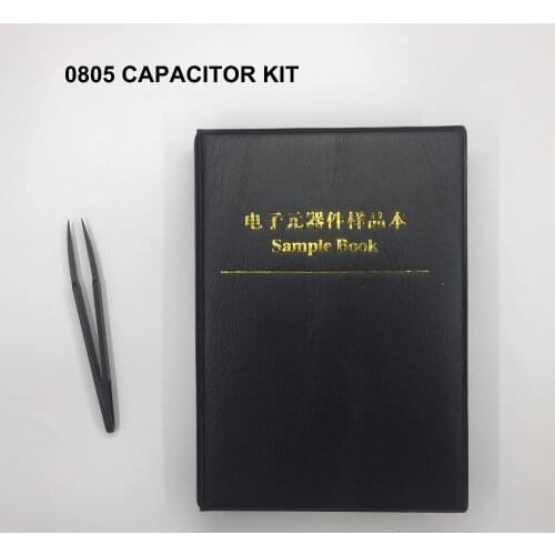 Free Shipping 4600pc 0805 smd capacitor set 0805 capacitor assortment sample book for capacitor book 92value*50pc capacitor kit