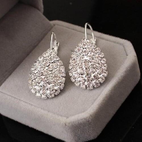 Free Gift Box Luxury Women Water Drop Pendant Earrings Elegant / Wind Claw Fine Earrings 2020 New / Jewelry Earrings Wholesale