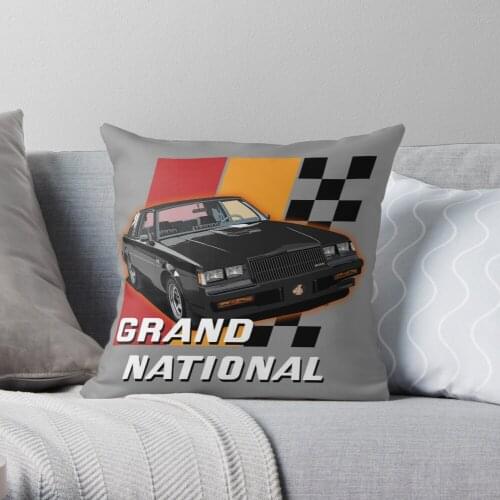 Buick Grand National Throw Pillow Cushion Cover Polyester throw pillows case on sofa home living room car seat decor 45x45cm
