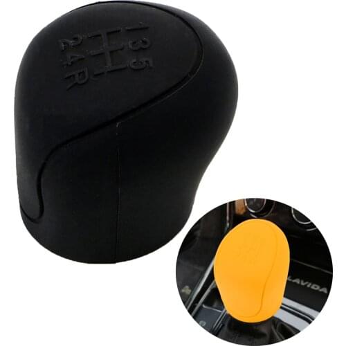 Gear Head Shift Knob Cover Silicone Car Gear Shift Collars For ESCORT Ford Focus 2 3 4 MK2 MK3 MK4 MT 2009 - 2017