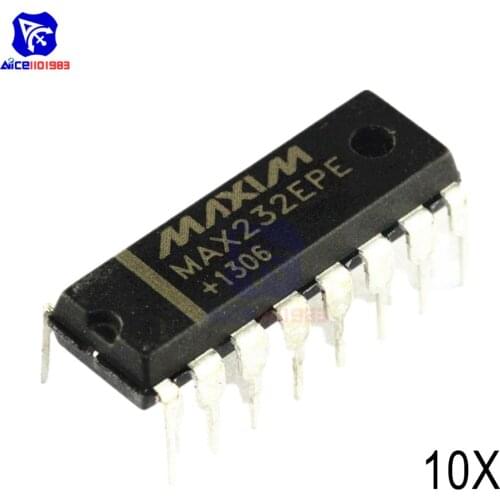 10PCS/Lot IC Chips MAX232EPE MAX232 RS232 DIP16 Original Integrated Circuits