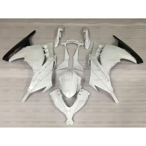 EX300 2013 - 2015 Bodywork EX 300 Ninja 2014 Fairings for Kawasaki Zx300r 2014 Pearl White Black Body Kits