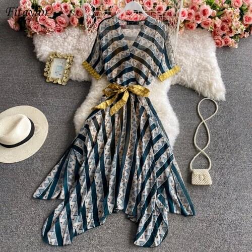 Fitaylor Summer Chiffon Dresses