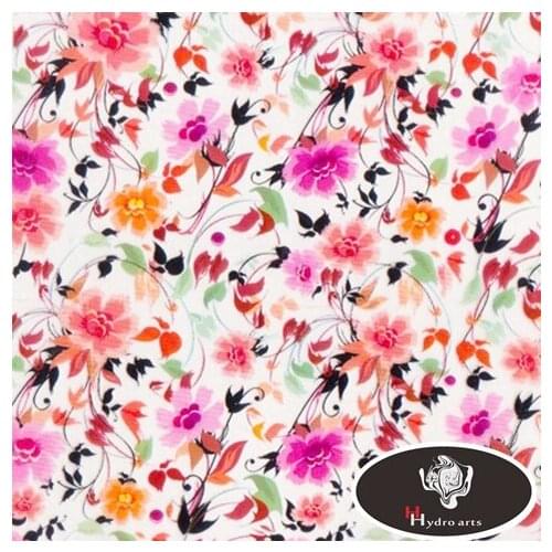 Graceful floral printing Aqua print water transfer printing hydrographics film,50cm wide water transfer film HYA-443