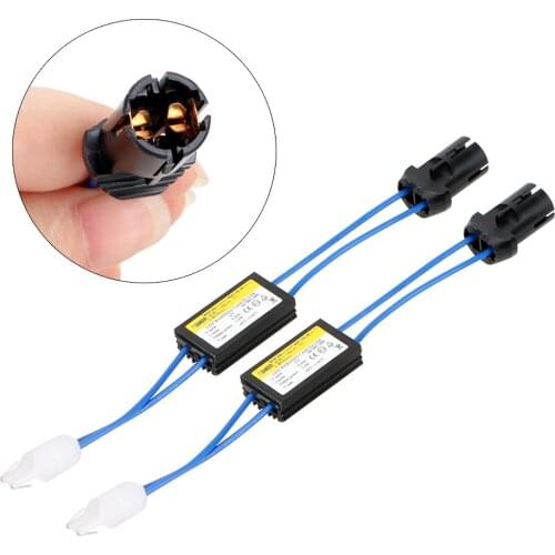 Canbus Cable Car LED Decoder T10 12V OCB Load Resistor Warning Canceller Decoder Car Lights NO Error 2Pcs