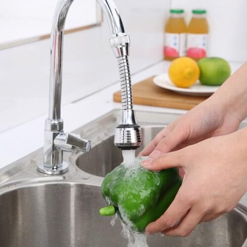 360 Swivel Mode Saving Water In The Bubbler Nozzle High Pressure Faucet Filter Faucet Adapter Extender Foam Kitchen Faucet