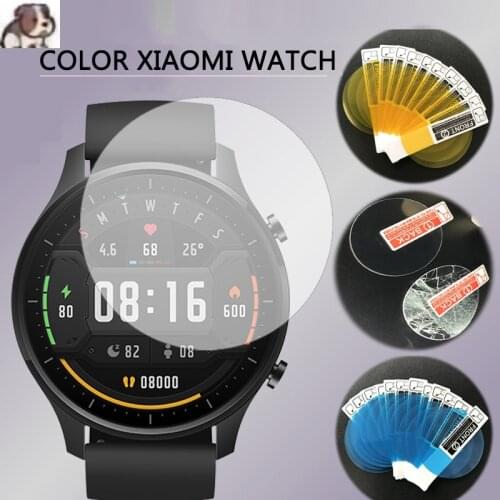 Newest Full Edge Soft Protective Film Cover Protection For Xiaomi Mi Smart Watch Color Sport Version Smartwatch Screen Protector