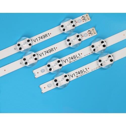 20Pieces/lot New Kit strip For LG 49UV340C 49UJ6565 49UJ670V 49 V17 ART3 2862 2863 6916L-2862A 6916L-2863A V1749L1 V1749R1 NEW