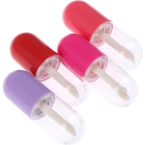 5Pcs/lot 3ML DIY Empty Cosmetic Tube Lip Balm Clear Capsule Lipstick Tube Container 2.1*0.71 In