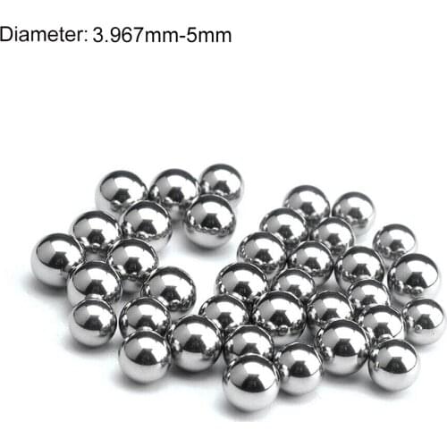 10/100/200Pcs 3.967mm-5.0mm GCR15 Bearing Steel Ball High Quality Bicycle Electronics Industry Car Slide Rail G10