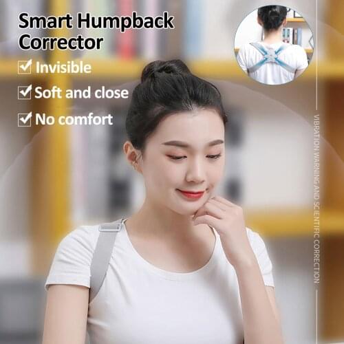 Smart Back Posture Corrector Back Pain Relief Support Spine Waist Straps Posture Correction Silver Belt For Men Women Kids