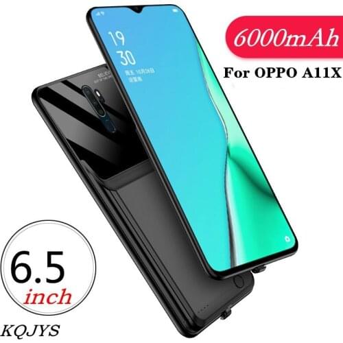 KQJYS 6000mAh Portable Power Bank Battery Charging Cover For OPPO A11X Battery Case Battery Charger Cases For OPPO A11X