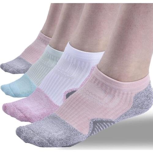Women Sports Socks Moisture Wicking Odor Compression 15-20 Performance Low Socks For Women Comfortable Socks