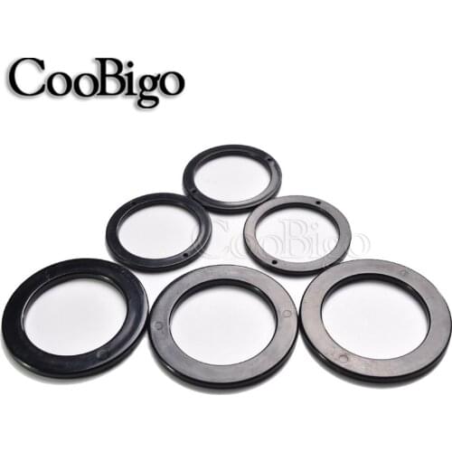 12pcs Slider O Ring Buckle Women Dress Bag Belt Webbing Garment Strap DIY Craft Accessories