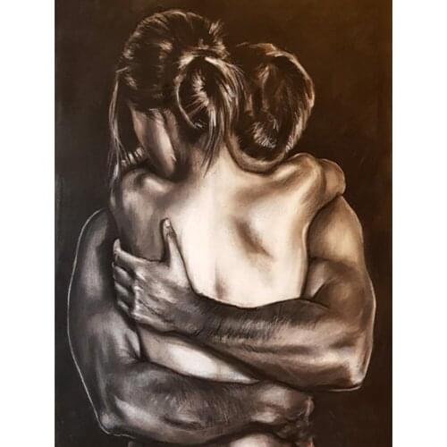 5D DIY Diamond Painting Couple Portrait Full Square/Round Diamond Embroidered Mosaic Rhinestone Handmade Home Decoration Gift