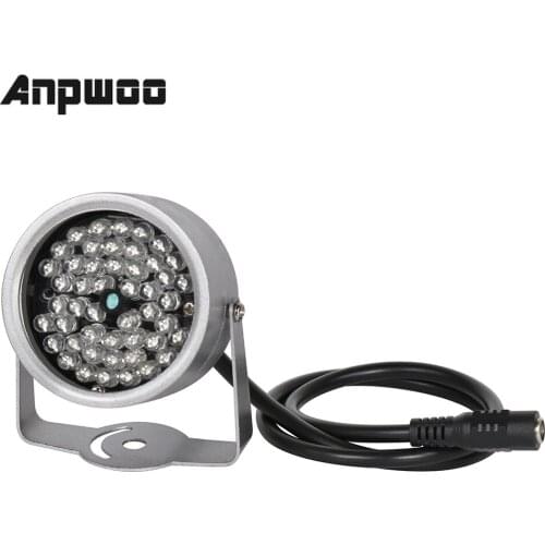 ANPWOO CCTV LEDS 48IR illuminator Light IR Infrared Night Vision metal waterproof CCTV Fill Light For CCTV Surveillance camera