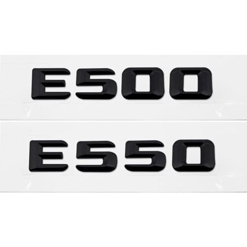 Number Letter Car Rear Sticker Emblem Badge Accessories For Mercedes Benz E Class E500 E550 W218 W204 W211 A200 E250 E260 GL450