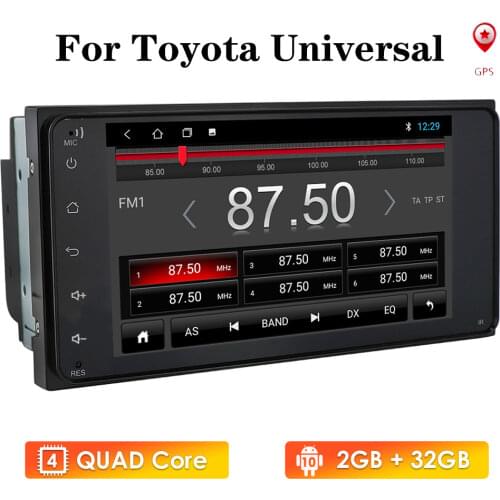 Android 10 2 Din Universal Car Multimedia Player Car Radio Player Stereo for Toyota VIOS CROWN CAMRY HIACE PREVIA COROLLA RAV4