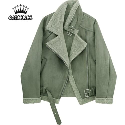 CAIJEWEL Women's Coats With Zippers