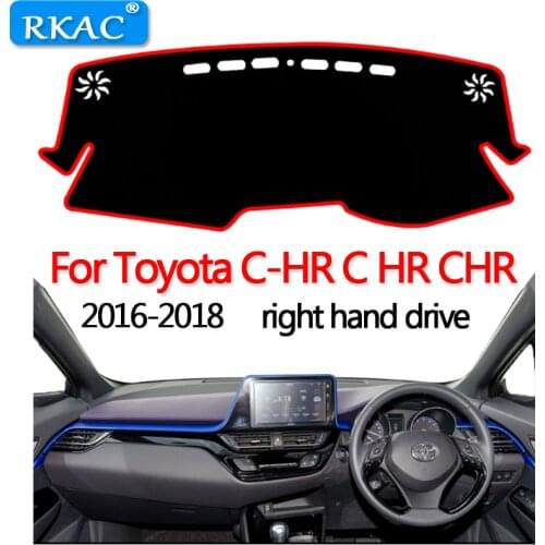 For Toyota C-HR CHR 2016- 2018 Car Dashboard Cover Mat Auto Sun Shade Cushion Pad Interior Trim Accessories right hand drive