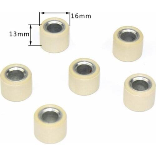 Hot sale 6Pcs GY6 50 80cc Driving Wheel Variator Roller Modified Scooter Engine Parts