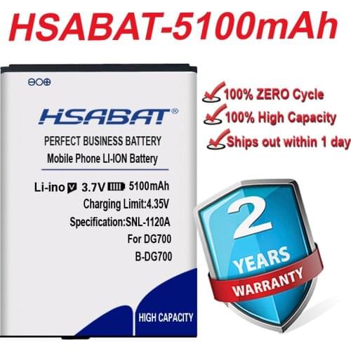HSABAT Top Brand 0 Cycle Newest Battery for Doogee DG700 TITANS2 BDG700 B-DG700 within tracking number