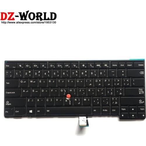 New/Orig ARA Arabic Backlit Keyboard for Thinkpad T440 T440S T431S T440P T450 T450S T460 Backlight 01AX315 04X0106 04X0144