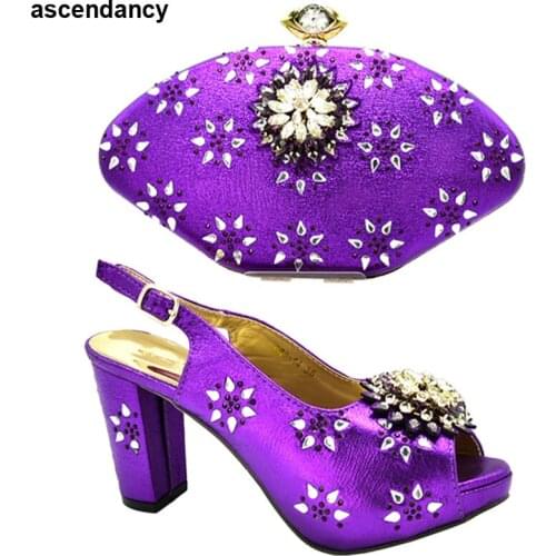 Women Shoes and Bags To Match Set Sale Slip on Shoes for Women Spring Shoes Platform Women Italian Shoes with Matching Bags