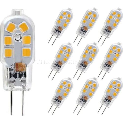 6X 10X G4 G9 LED Lamp Mini LED Bulb AC 220V DC 12V SMD2835 Spotlight Chandelier High Quality Lighting Replace Halogen Lamps