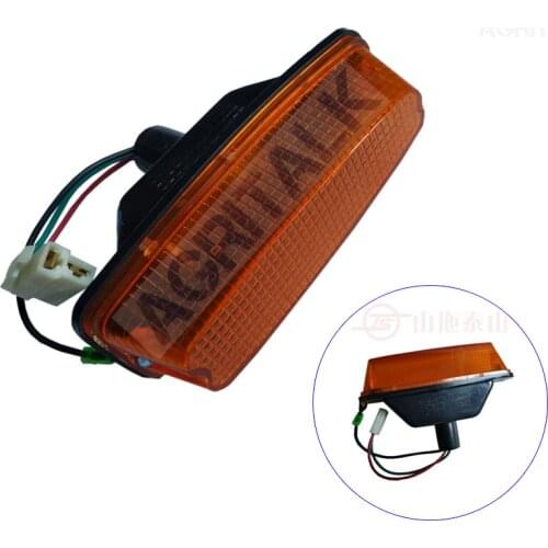 Set of front direction lamps for Shandong Taishan tractor KM454 / KM554, two pieces for one tractor