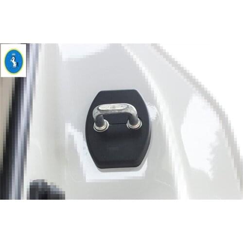 Yimaautotrims For Toyota Prado Fj120 Fj150 2013- 2020 / Sienna 2014 - 2018 Auto Door Lock Buckle Plastic Protective Cover Kit