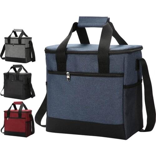 Durable Fresh Keeping Waterproof Insulated Ice Box Lunch Cooler Bag For Travel Picnic Pouch Thermal Bags Insulation Ice Pack