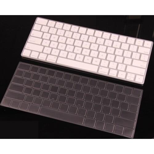 Clear TPU Waterproof Laptop Keyboard Cover Skin, XSKN Protective Film for Apple Magic Keyboard Wireless Bluetooth Keyboard
