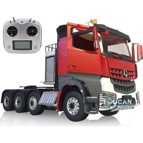 RC LESU 1/14 Metal Chassis Rack Hercul 3363 Cabin Tractor Truck Radio Light THZH0840-SMT3