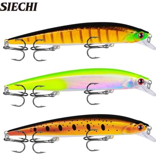 New 3PC Minnowl Fishing Lures 18.5g-14cm 10 Color 6# BKB Hooks Bass Bait Fishing Tackle Lure Set