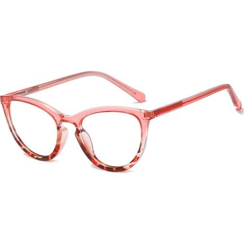 Veshion Cat Eye Blue Light Blocking Glasses Computer Working Anti Blue Light Glasses Women Men Vintage Square TR90 Frame Optical