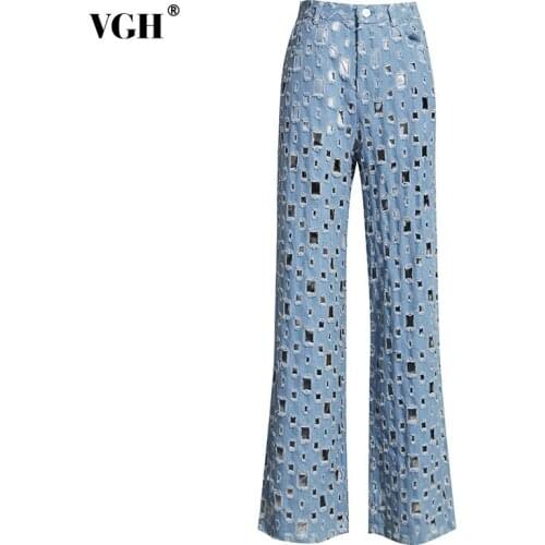 VGH Womens Ripped Jeans