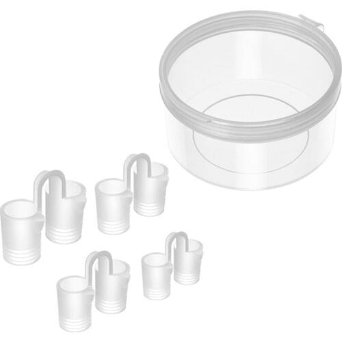 Snoring Anti Snoring Devices Anti Snoring Clips for Nose Snore Stopper Silicone Anti Snore Clip Set for Better Deep Sleep