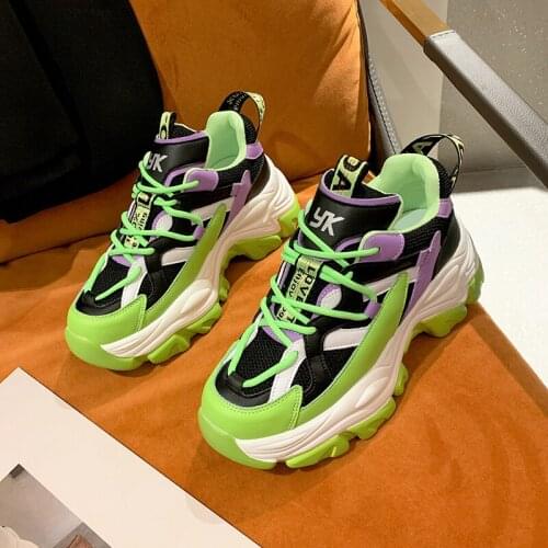 Women Sneakers Fashion Brand Women Casual Shoes Wedges Wild Platforms Breathable Vulcanize Shoes Woman Chunky Sneakers 2021 New