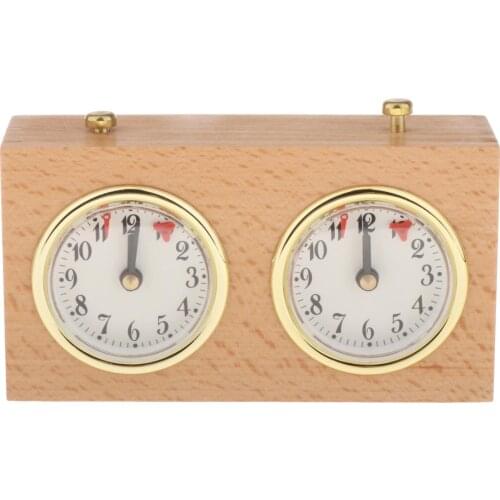 1pc Retro Portable Analog Chess Clock Timer Mechanical No Battery Needed