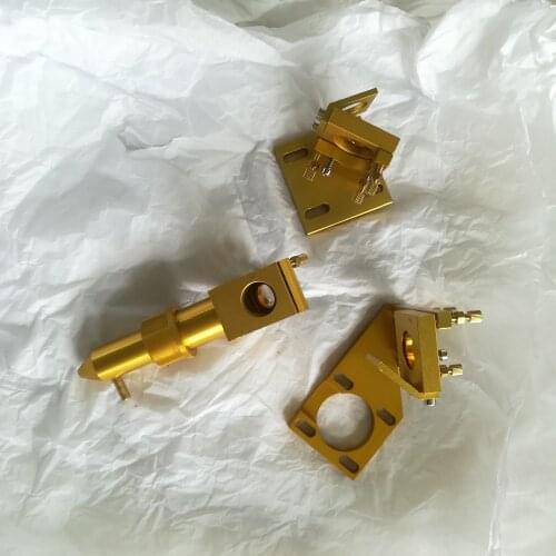 18mm diameter and 50.8mm focus length Co2 Laser Head with 1st Mirror Mount and second mirror mount