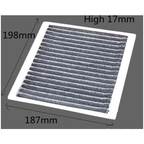 CUK2027 Factory Outlet 27279-8M700 Best Carbon Car Cabin Air Filter WIX24065 for TOYOTA 199*187*17mm CF11448
