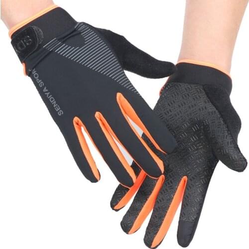 Outdoor Sports Cycling Gloves Breathable Touch Screen Stretch Fitness Climbing Running Thin Ice Silk for Men and Women