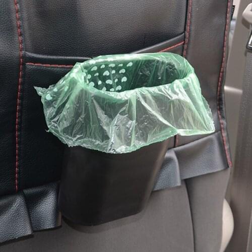 FUYOUSHENZHU Vehicle garbage can Hanging fashion Mini garbage bag in car Multifunctional garbage for creative automobile
